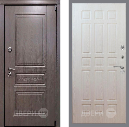 Входная металлическая Дверь Рекс (REX) Премиум-S FL-33 Беленый дуб в Орехово-Зуево