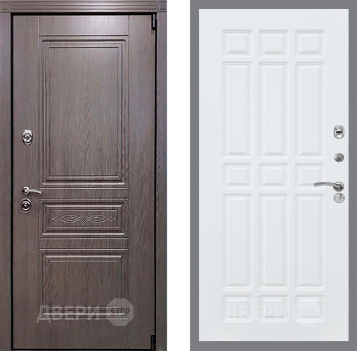 Входная металлическая Дверь Рекс (REX) Премиум-S FL-33 Силк Сноу в Орехово-Зуево