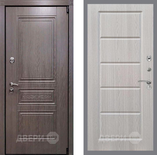 Входная металлическая Дверь Рекс (REX) Премиум-S FL-39 Беленый дуб в Орехово-Зуево