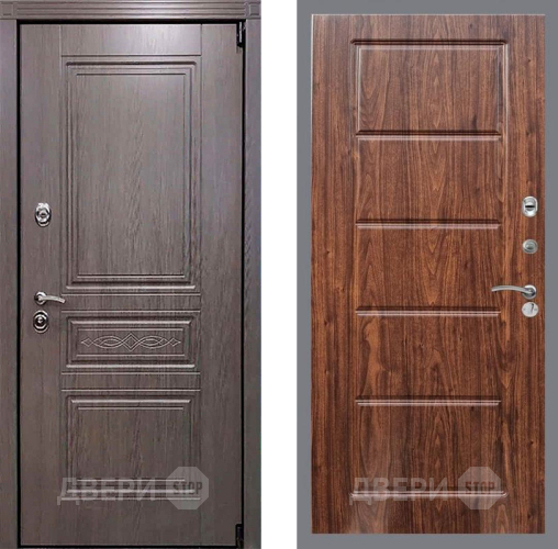 Входная металлическая Дверь Рекс (REX) Премиум-S FL-39 орех тисненый в Орехово-Зуево