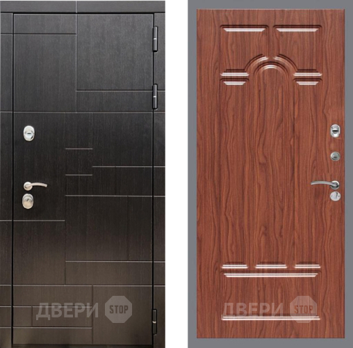 Входная металлическая Дверь Рекс (REX) 20 FL-58 орех тисненый в Орехово-Зуево