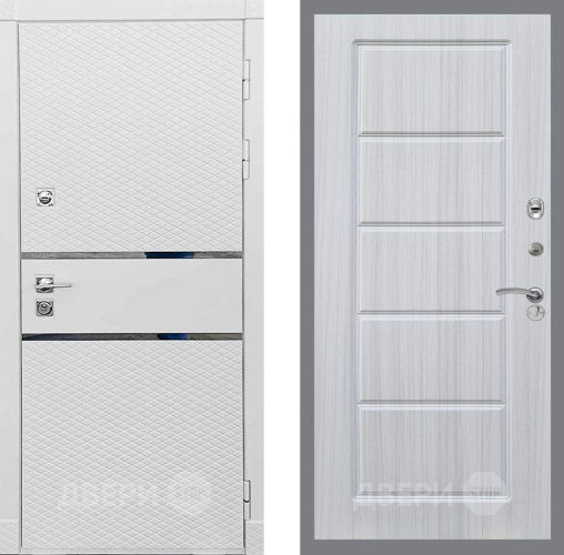 Входная металлическая Дверь Рекс (REX) 15 Силк Сноу FL-39 Сандал белый в Орехово-Зуево