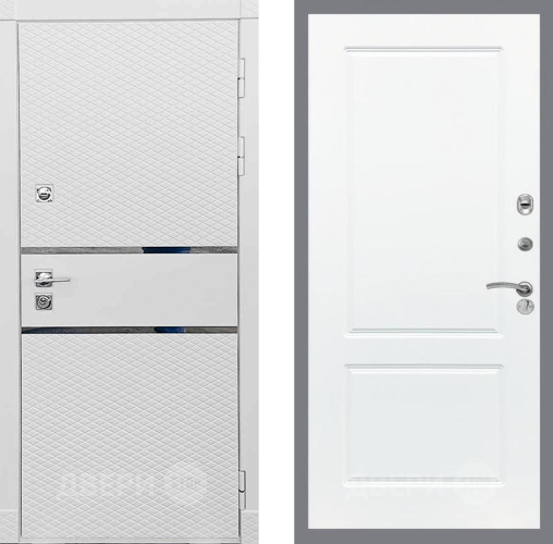 Входная металлическая Дверь Рекс (REX) 15 Силк Сноу FL-117 Силк Сноу в Орехово-Зуево