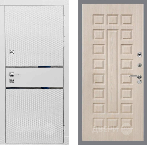 Дверь Рекс (REX) 15 Силк Сноу FL-183 Беленый дуб в Орехово-Зуево