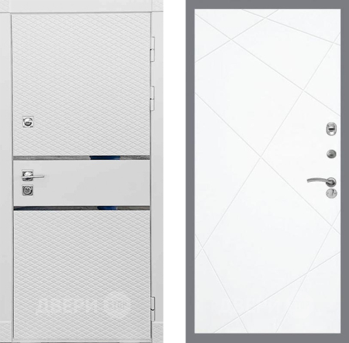 Входная металлическая Дверь Рекс (REX) 15 Силк Сноу FL-291 Силк Сноу в Орехово-Зуево