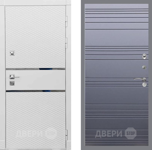 Входная металлическая Дверь Рекс (REX) 15 Силк Сноу Line Силк титан в Орехово-Зуево