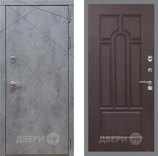 Дверь Рекс (REX) 13 Бетон Темный FL-58 Венге в Орехово-Зуево