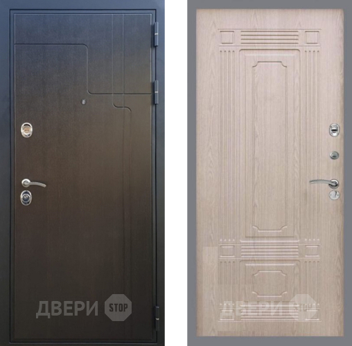 Входная металлическая Дверь Рекс (REX) Премиум-246 FL-2 Беленый дуб в Орехово-Зуево