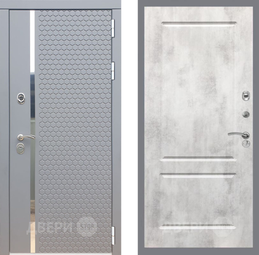 Дверь Рекс (REX) 24 FL-117 Бетон светлый в Орехово-Зуево