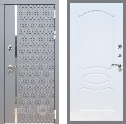 Входная металлическая Дверь Рекс (REX) 24 FL-128 Белый ясень в Орехово-Зуево
