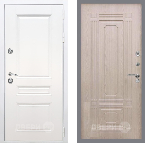 Дверь Рекс (REX) Премиум-н Силк Сноу FL-2 Беленый дуб в Орехово-Зуево