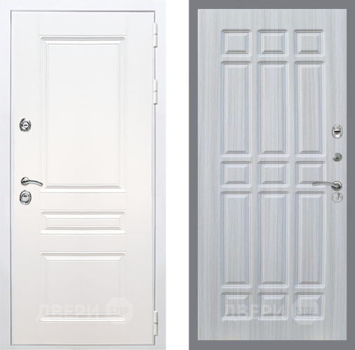 Дверь Рекс (REX) Премиум-н Силк Сноу FL-33 Сандал белый в Орехово-Зуево