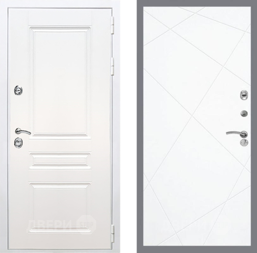 Дверь Рекс (REX) Премиум-н Силк Сноу FL-291 Силк Сноу в Орехово-Зуево