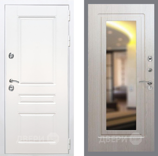 Дверь Рекс (REX) Премиум-н Силк Сноу FLZ-120 Беленый дуб в Орехово-Зуево