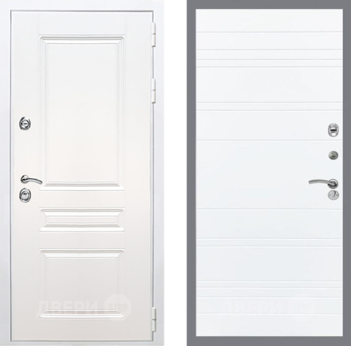 Дверь Рекс (REX) Премиум-н Силк Сноу Line Силк Сноу в Орехово-Зуево