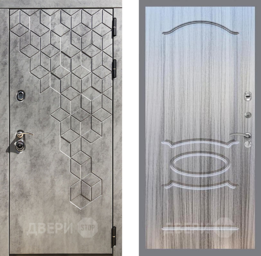 Входная металлическая Дверь Рекс (REX) 23 FL-128 Сандал грей в Орехово-Зуево