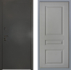 Дверь Заводские двери Эталон 3к антик серебро Стокгольм Грей софт в Орехово-Зуево