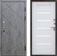 Дверь Престиж Лучи Царга Лиственница белая