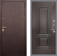 Дверь Рекс (REX) Лайт 3К FL-2 Венге