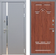 Дверь Рекс (REX) 24 FL-58 орех тисненый