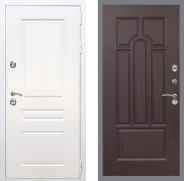 Дверь Рекс (REX) Премиум-н Силк Сноу FL-58 Венге